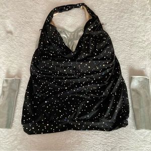 Black dance costume top